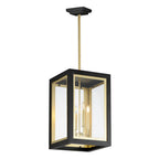 Maxim Lighting 30058CLBKGLD Black,Gold Neoclass 3-light Outdoor Pendant Image 1