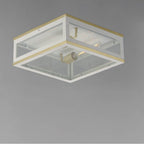 Maxim Lighting 30059CLWTGLD White,Gold Neoclass 2-light Outdoor Flush Mount Image 3