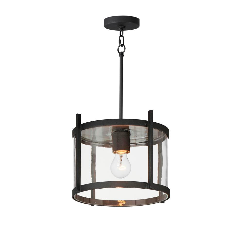 Maxim Lighting 30061CLBK Black Belfry 1-light Semi-flush/pendant Image 1
