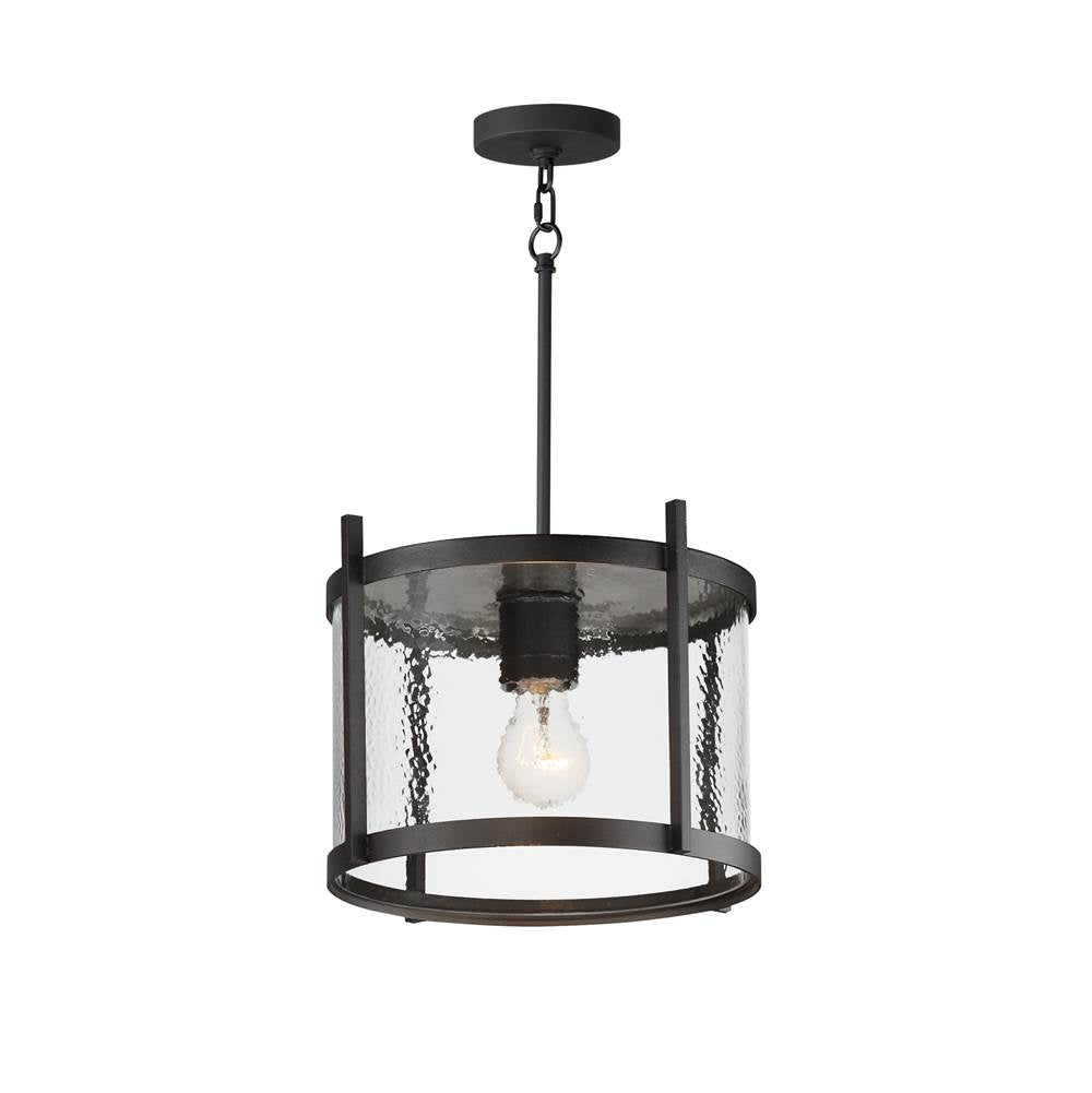 Maxim Lighting 30061HMBK Black Belfry 1-light Semi-flush/pendant Image 1