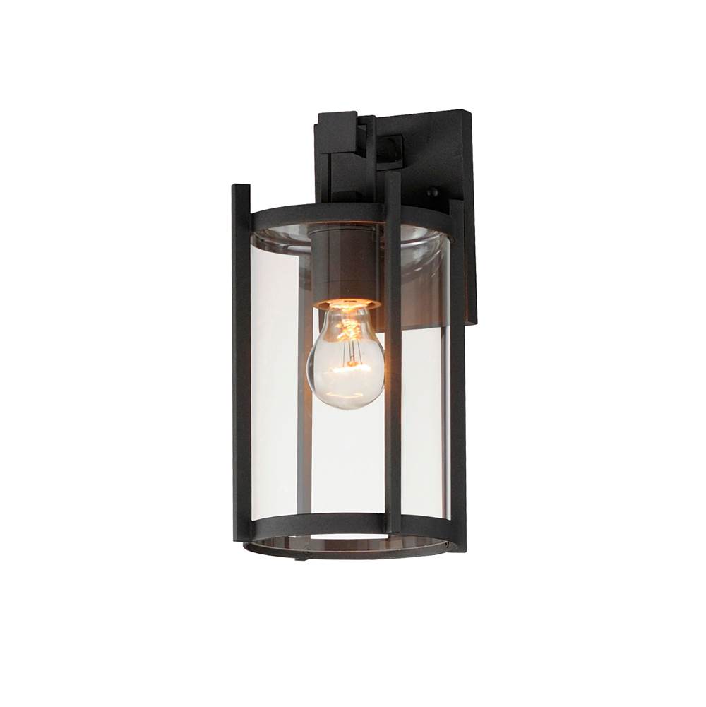 Maxim Lighting 30062CLBK Black Belfry 1-light Wall Sconce Image 1