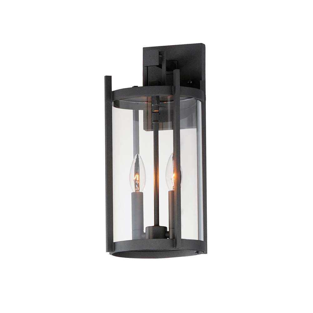 Maxim Lighting 30064CLBK Black Belfry 2-light Wall Sconce Image 1