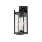 Maxim Lighting 30064CLBK Black Belfry 2-light Wall Sconce Image 1