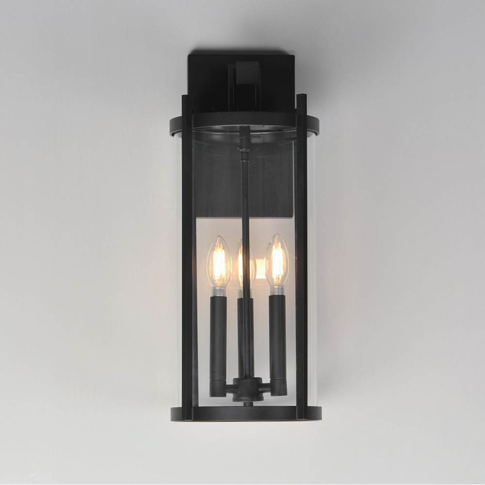 Maxim Lighting 30065CLBK Black Belfry 3-light Wall Sconce Image 4