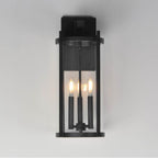 Maxim Lighting 30065CLBK Black Belfry 3-light Wall Sconce Image 4
