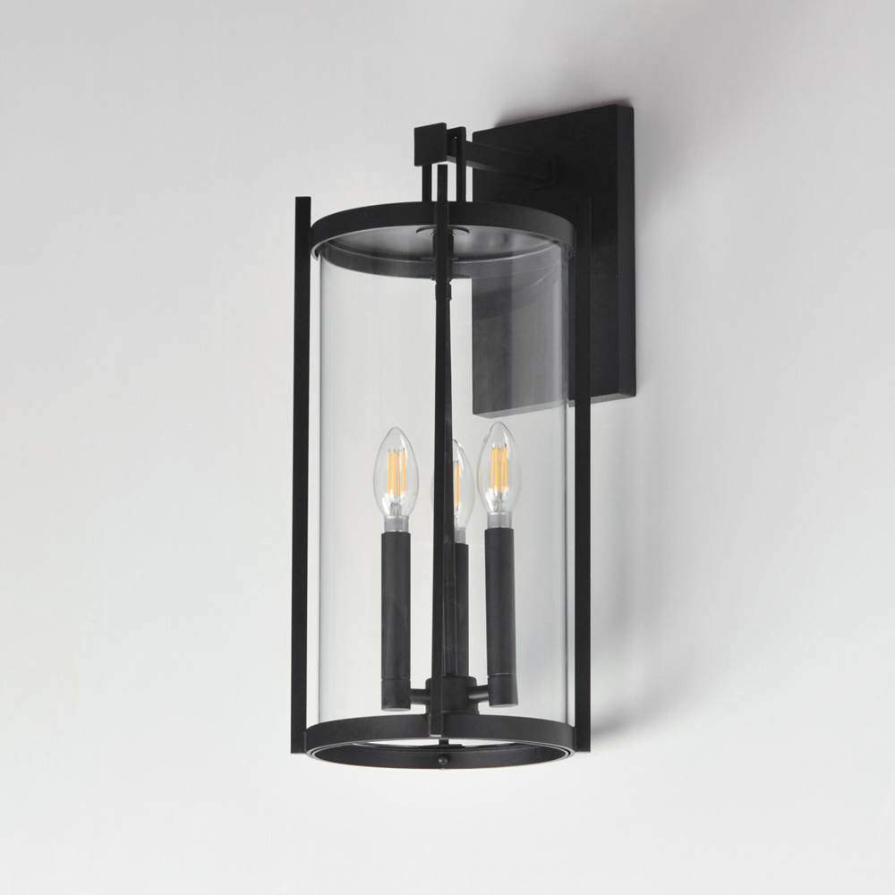 Maxim Lighting 30065CLBK Black Belfry 3-light Wall Sconce Image 3
