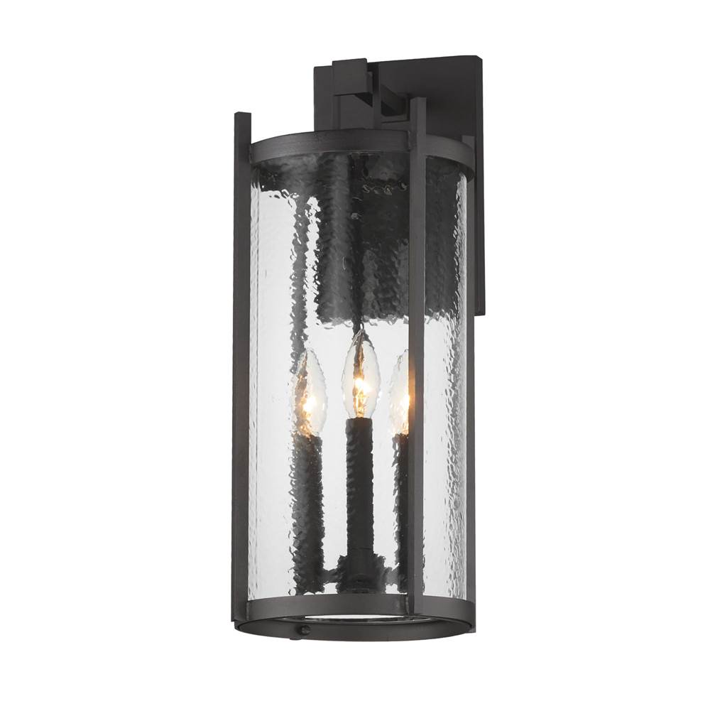 Maxim Lighting 30065HMBK Black Belfry 3-light Wall Sconce Image 1