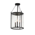 Maxim Lighting 30069CLBK Black Belfry 3-light Pendant Image 1