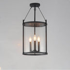 Maxim Lighting 30069CLBK Black Belfry 3-light Pendant Image 3