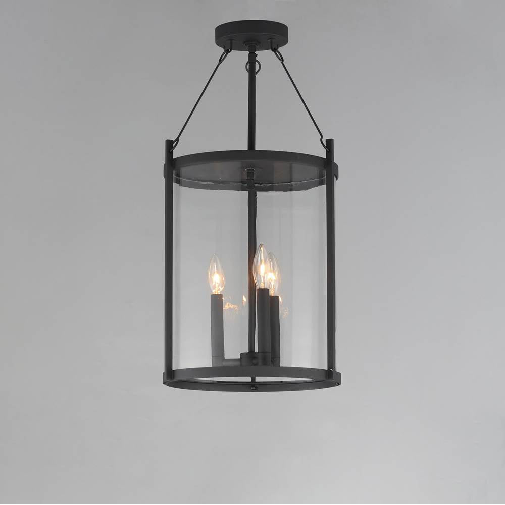 Maxim Lighting 30069CLBK Black Belfry 3-light Pendant Image 2