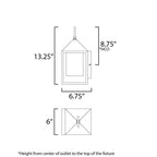 Maxim Lighting 30071SWBK Black Aldous 1-light Small Outdoor Sconce Image 2