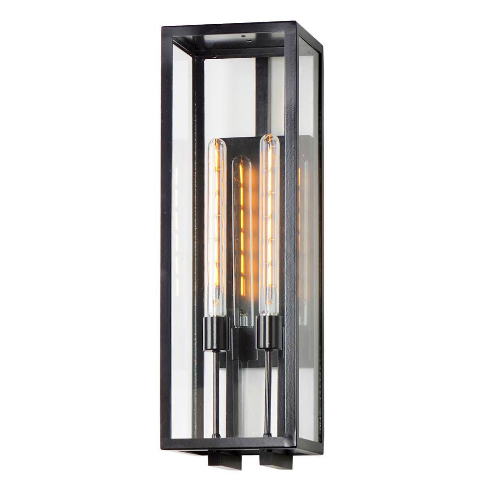 Maxim Lighting 30096CLDBZ Dark Bronze Catalina 2-light Xl Outdoor Up-light Wall Sconce Image 1