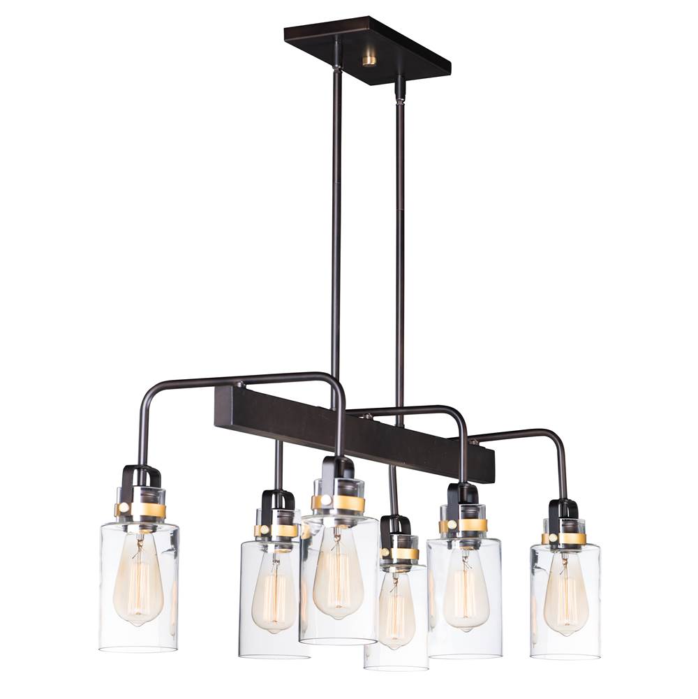 Maxim Lighting Magnolia 6-light Linear Pendant