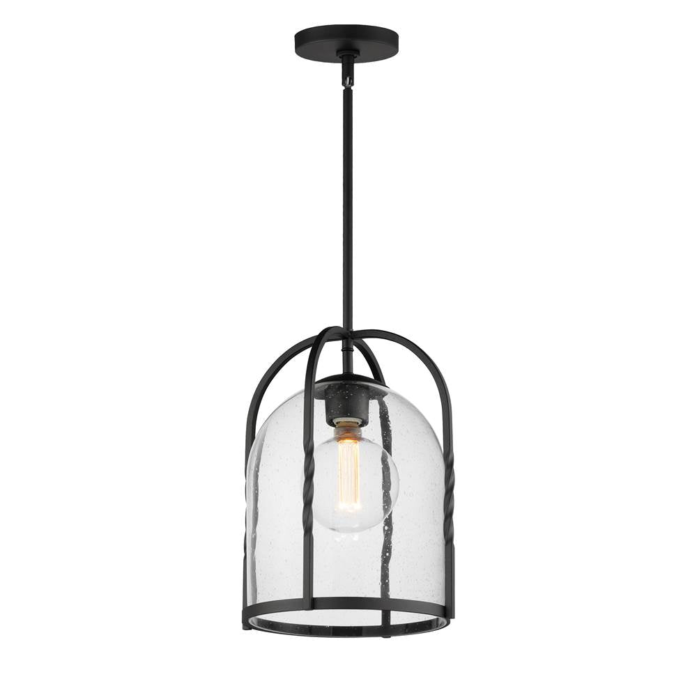 Maxim Lighting 30194CDBK Black Foundry 1-light Pendant Image 1