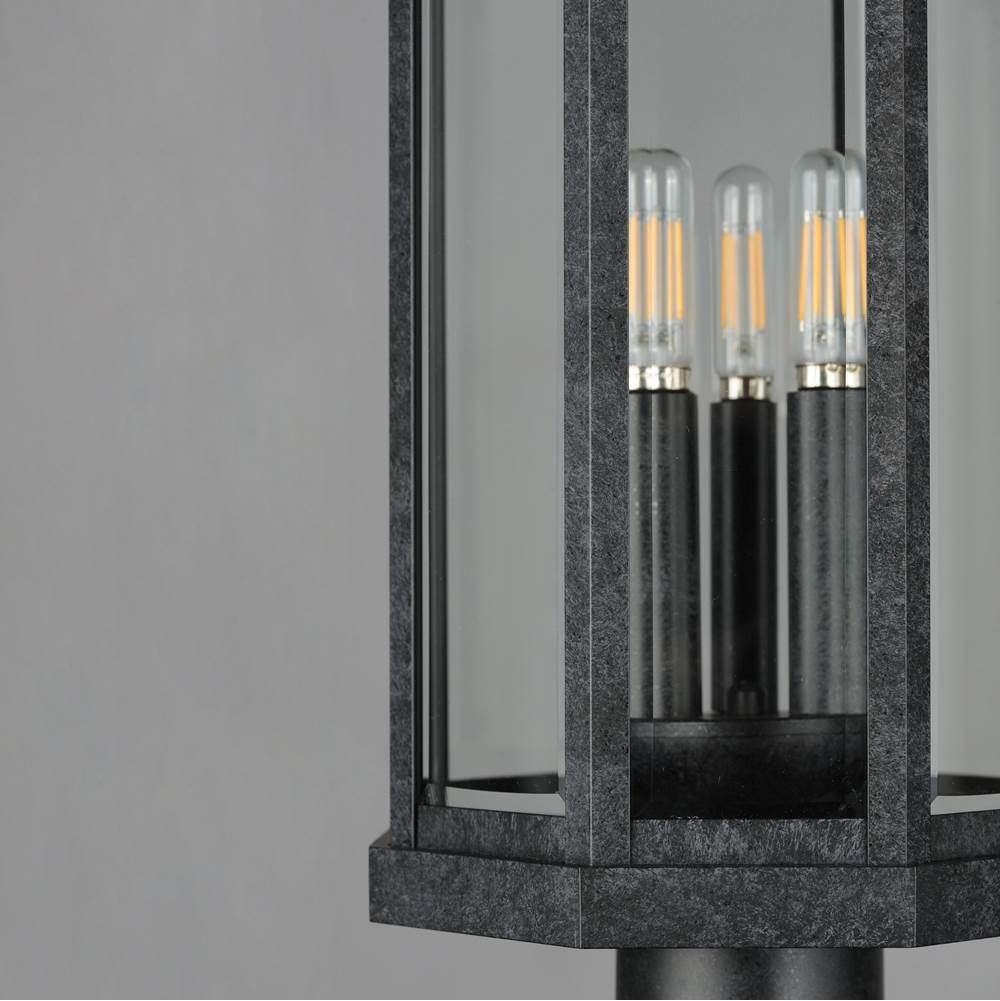 Maxim Lighting 30220CLBKP Black Patina Wright-outdoor Pole/post Mount Image 3