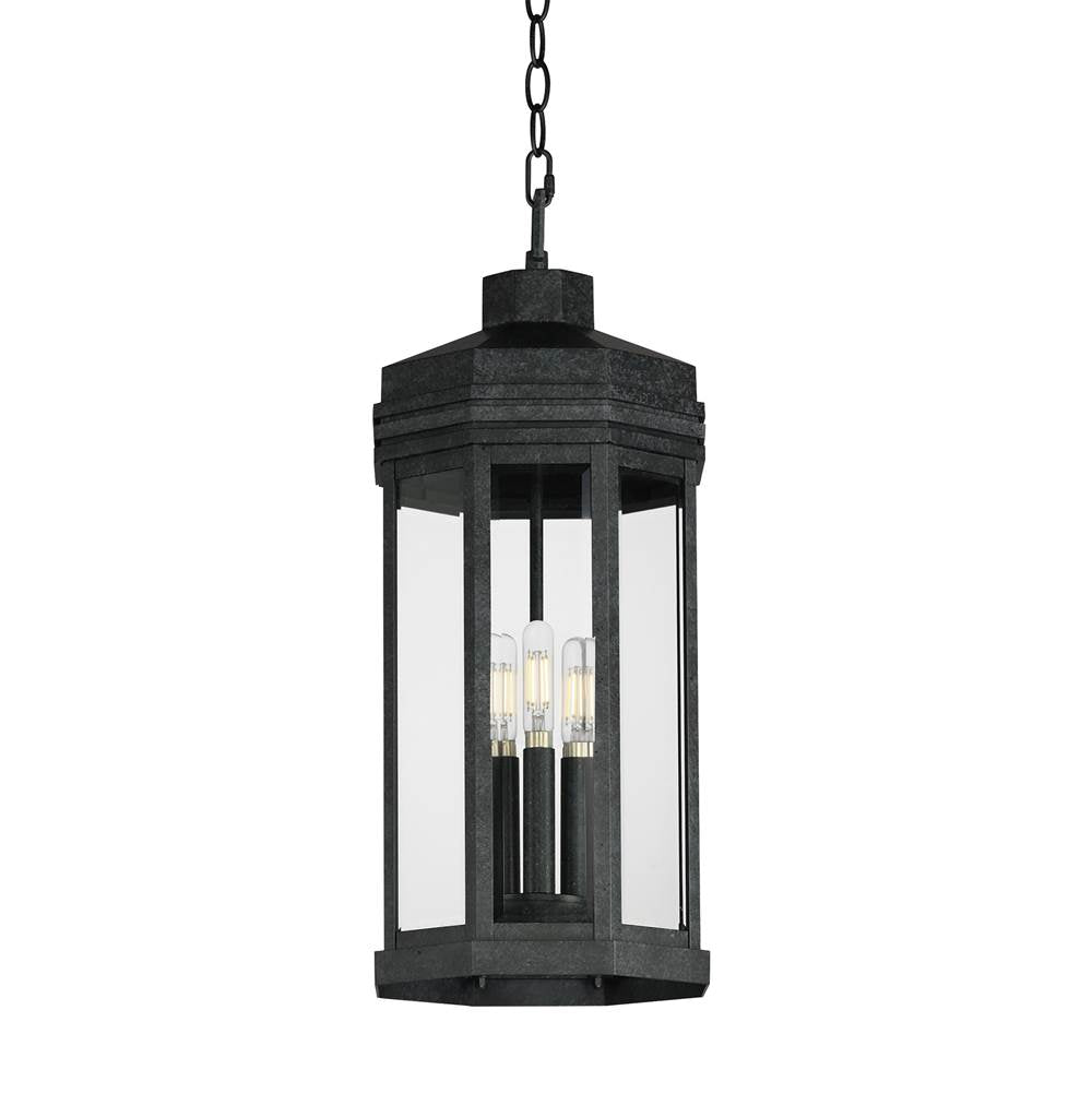 Maxim Lighting 30229CLBKP Black Patina Wright-outdoor Pendant Image 1