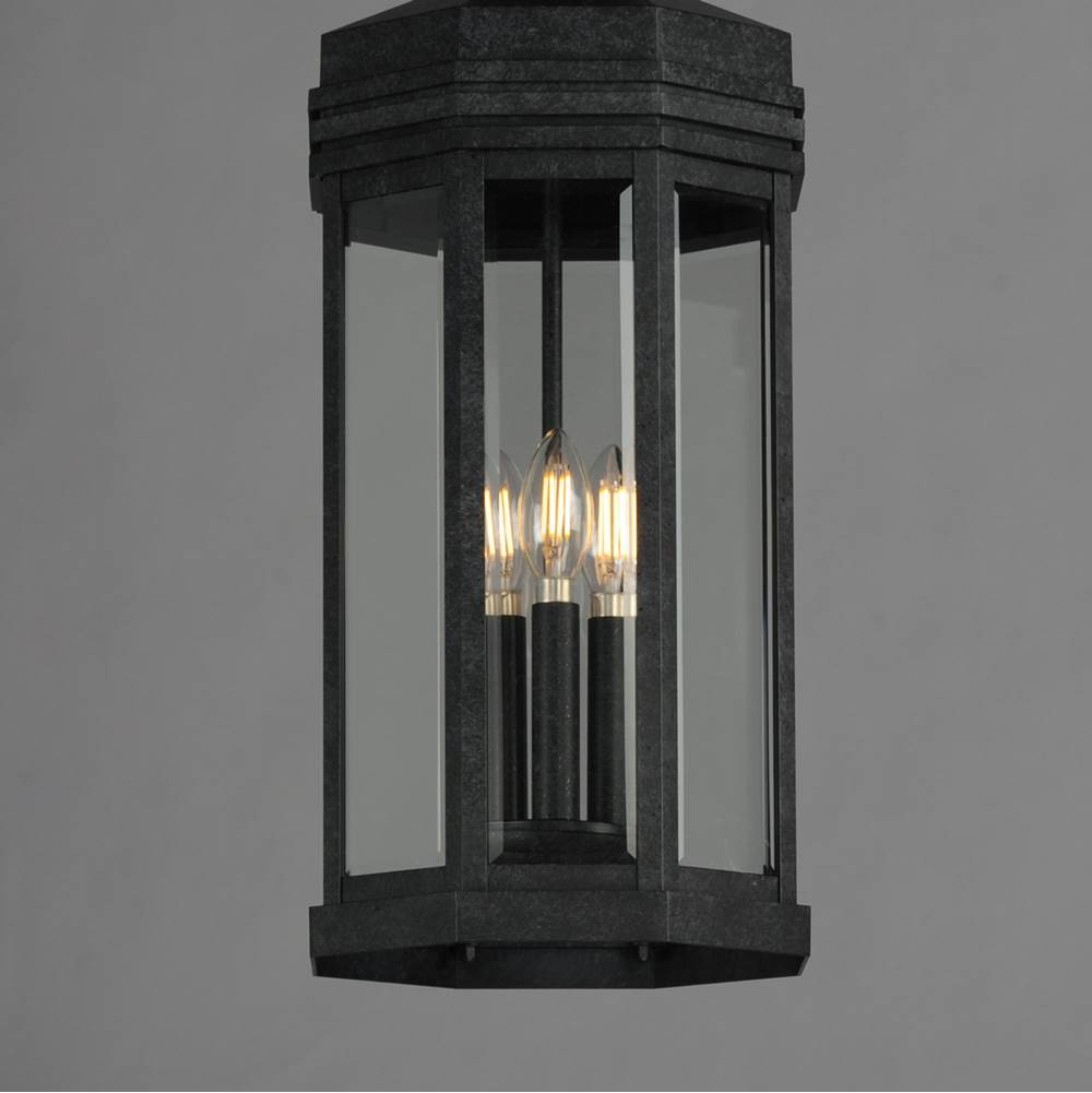 Maxim Lighting 30229CLBKP Black Patina Wright-outdoor Pendant Image 3
