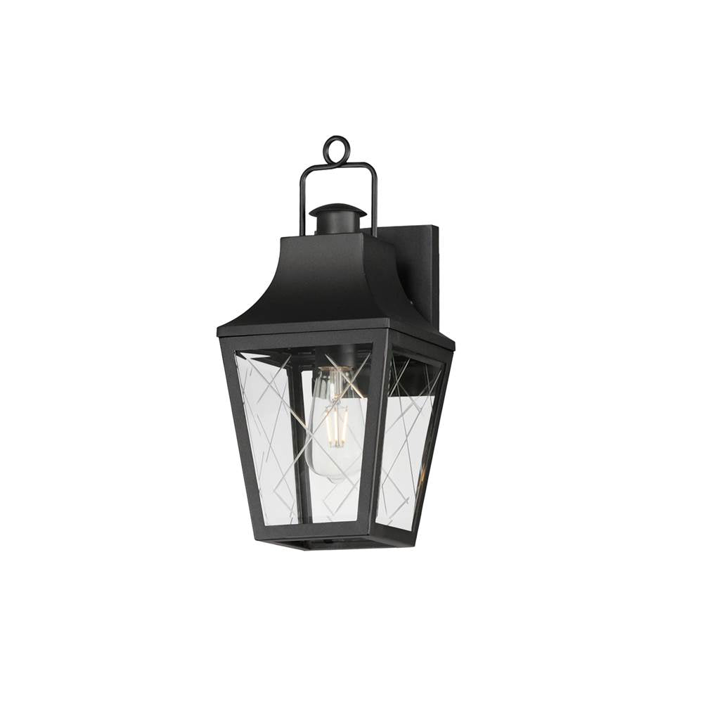 Maxim Lighting 30361CLBK Black Storybook 1-light Outdoor Small Wall Sconce Image 1