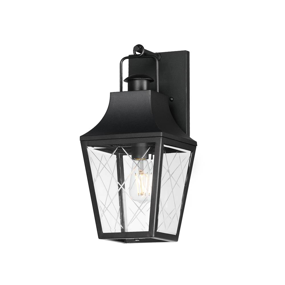 Maxim Lighting 30362CLBK Black Storybook 1-light Outdoor Wall Sconce Image 1