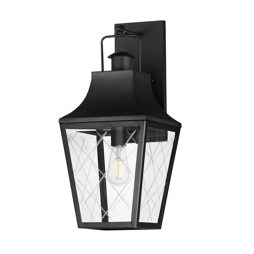 Maxim Lighting 30363CLBK Black Storybook 1-light Outdoor Large Wall Sconce Image 1