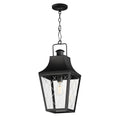 Maxim Lighting 30369CLBK Black Storybook 1-light Outdoor Pendant Image 1