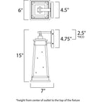 Maxim Lighting 3043RPOLB Olde Brass Schooner 1-light Outdoor Sconce Image 2