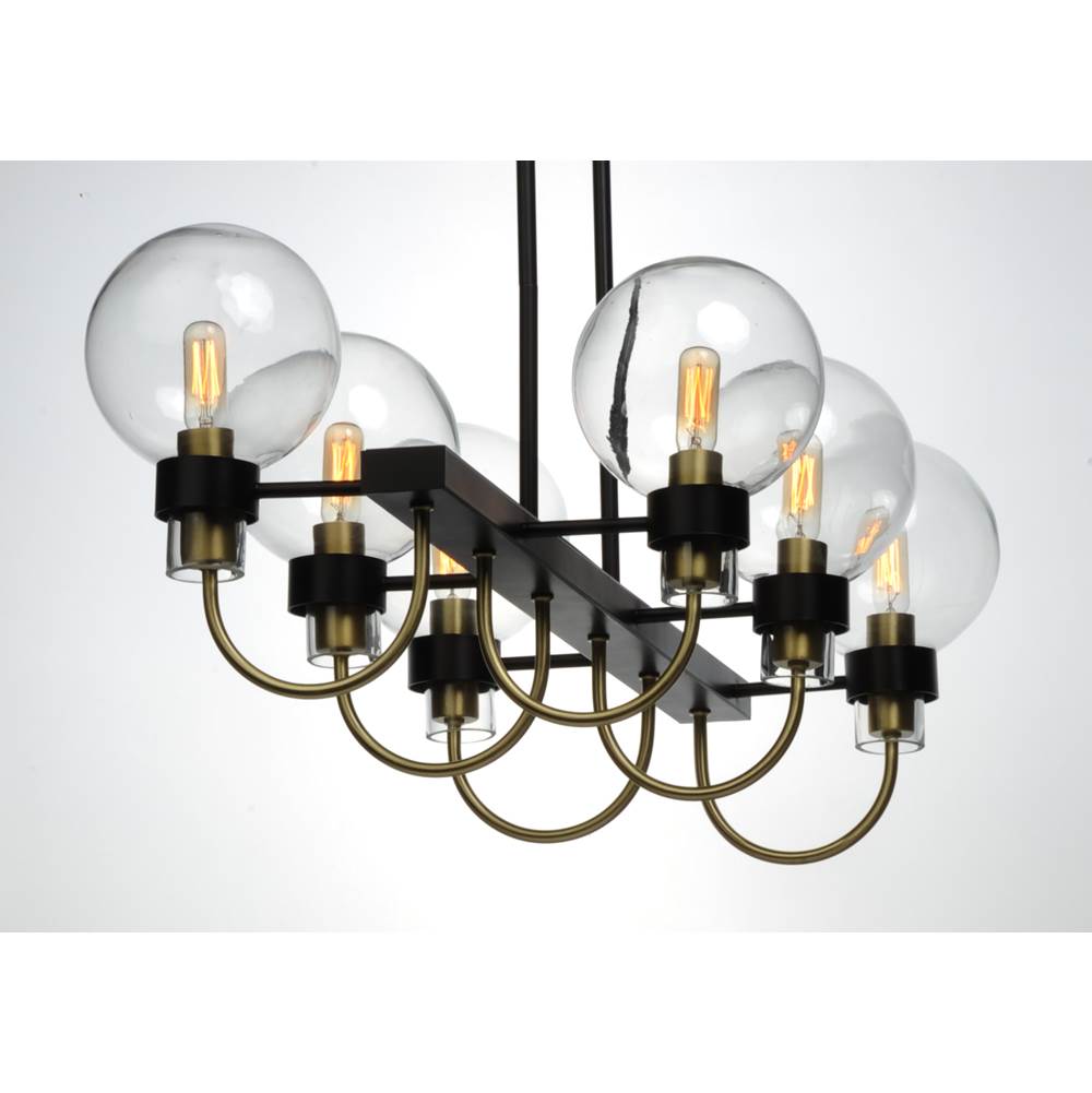 Maxim Lighting Bauhaus 6-light Linear Chandelier