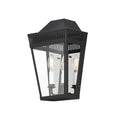 Maxim Lighting 30593CLBK Black Oxford Outdoor 2-light Wall Sconce Image 1