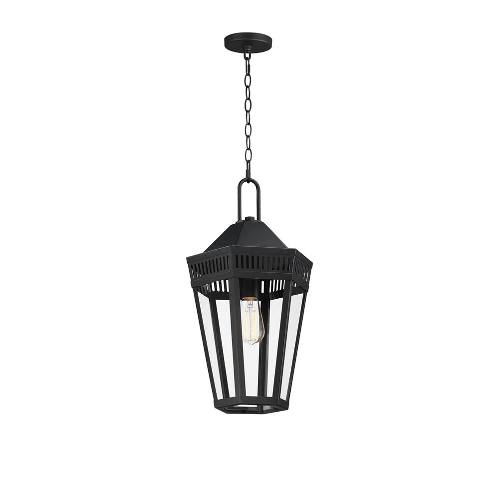 Maxim Lighting 30596CLBK Black Oxford Outdoor 1-light Pendant Image 1