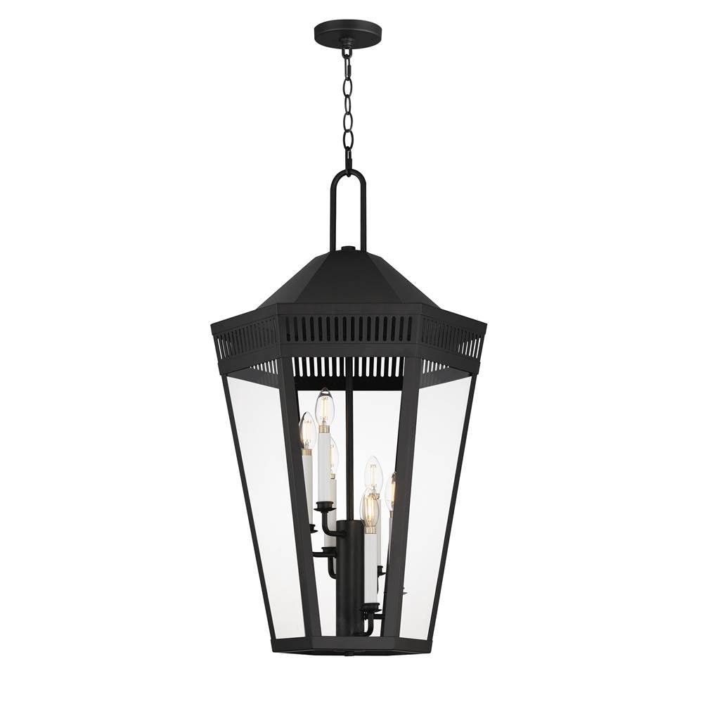 Maxim Lighting 30598CLBK Black Oxford Outdoor 6-light Pendant Image 1