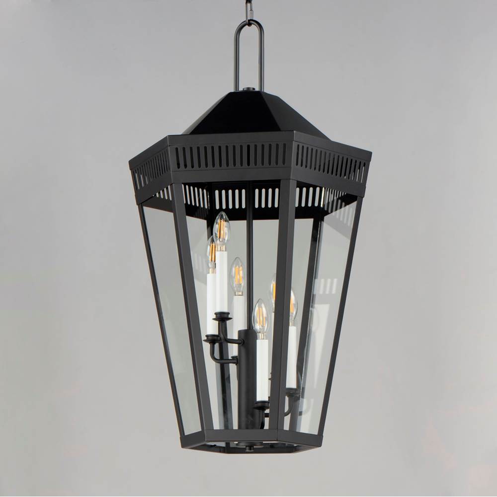 Maxim Lighting 30598CLBK Black Oxford Outdoor 6-light Pendant Image 4