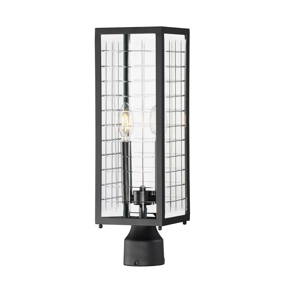 Maxim Lighting 30699CLBK Black Magnus-outdoor Pole/post Mount Image 1