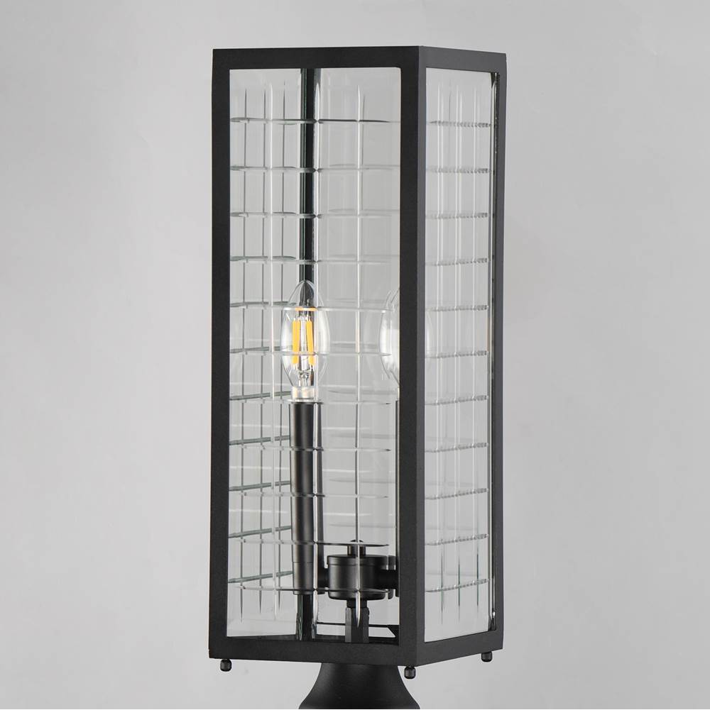 Maxim Lighting 30699CLBK Black Magnus-outdoor Pole/post Mount Image 2