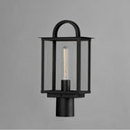 Maxim Lighting 30759CLBK Black Manchester Deck/post Image 4