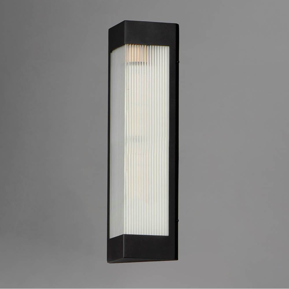 Maxim Lighting 30762CRBKAB Black,Antique Brass Triform 20'' Outdoor Wall Sconce Image 4