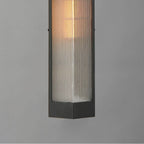 Maxim Lighting 30762CRBKAB Black,Antique Brass Triform 20'' Outdoor Wall Sconce Image 3