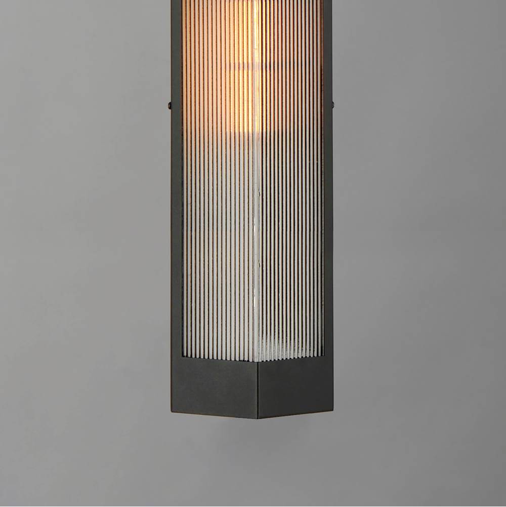 Maxim Lighting 30762CRBKAB Black,Antique Brass Triform 20'' Outdoor Wall Sconce Image 3