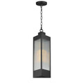 Maxim Lighting 30764CRBKAB Black,Antique Brass Triform 7.5'' Led Outdoor Pendant Image 1