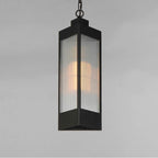 Maxim Lighting 30764CRBKAB Black,Antique Brass Triform 7.5'' Led Outdoor Pendant Image 4