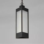 Maxim Lighting 30764CRBKAB Black,Antique Brass Triform 7.5'' Led Outdoor Pendant Image 3