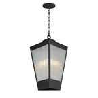Maxim Lighting 30766CRBKAB Black,Antique Brass Triform 14'' Led Outdoor Pendant Image 1