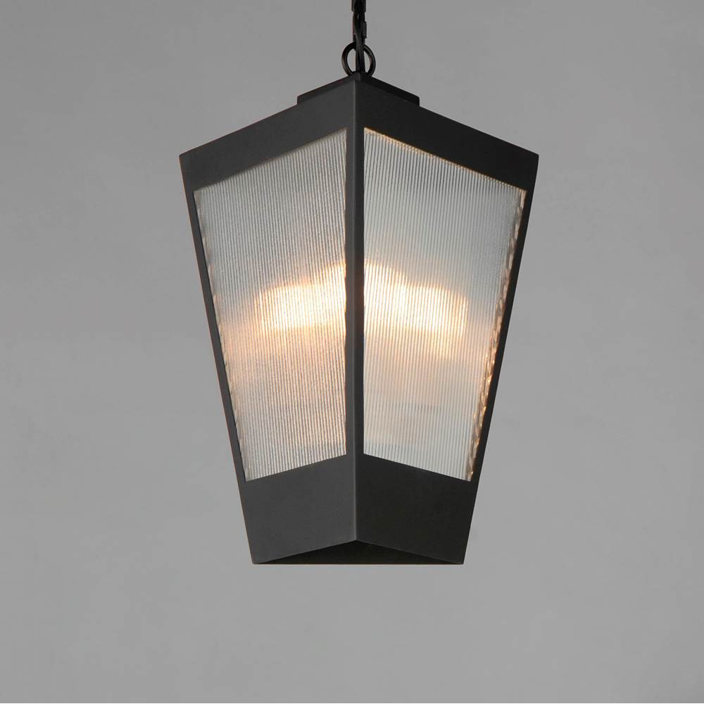 Maxim Lighting 30766CRBKAB Black,Antique Brass Triform 14'' Led Outdoor Pendant Image 4