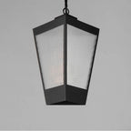 Maxim Lighting 30766CRBKAB Black,Antique Brass Triform 14'' Led Outdoor Pendant Image 3