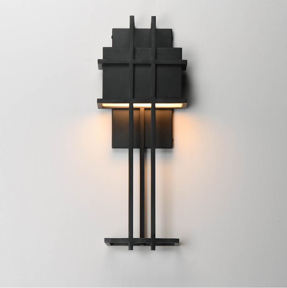 Maxim Lighting 30776BK Black Prairie-wall Sconce Image 3
