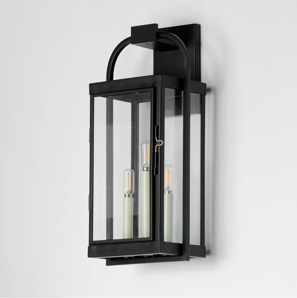 Maxim Lighting 30804CLBK Black Bonham Large Outdoor Wall Sconce Image 3