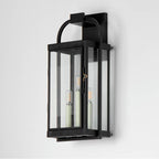Maxim Lighting 30804CLBK Black Bonham Large Outdoor Wall Sconce Image 3