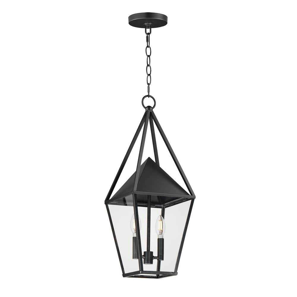 Maxim Lighting 3168CLBK Black Bavaria 2-light Large Outdoor Pendant Image 1