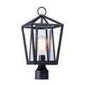 Maxim Lighting 3171CLBK Black Artisan 1-light Outdoor Post Lamp Image 1