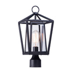 Maxim Lighting 3171CLBK Black Artisan 1-light Outdoor Post Lamp Image 1