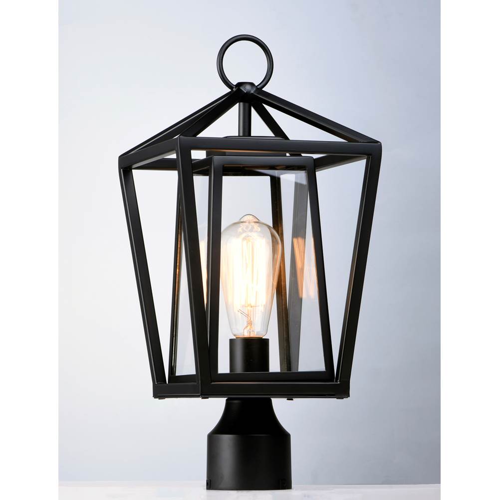Maxim Lighting 3171CLBK Black Artisan 1-light Outdoor Post Lamp Image 4